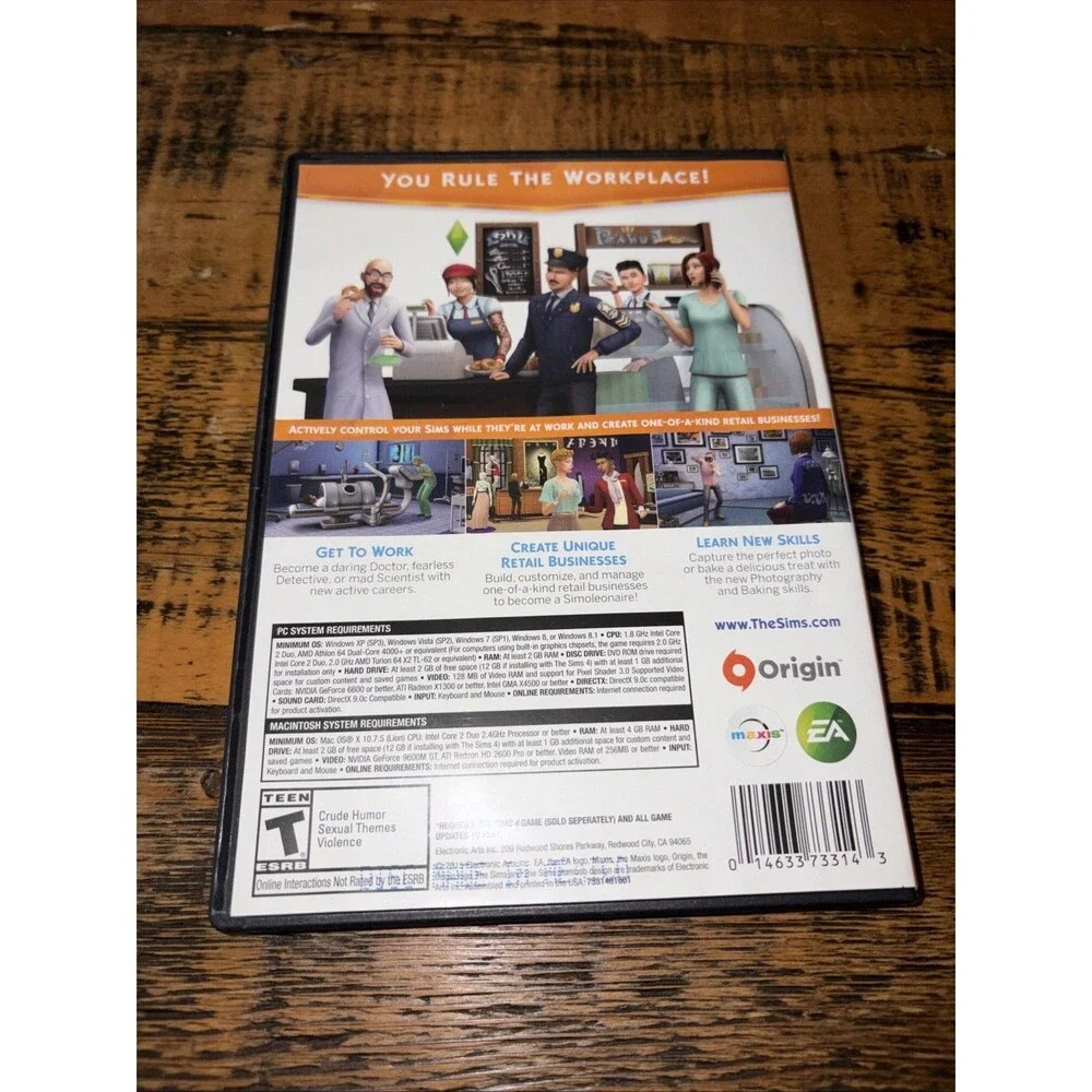 The Sims 4 Get To Work (PC MAC WINDOWS)